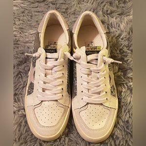 Vintage Havana Silver and Gold Sneakers